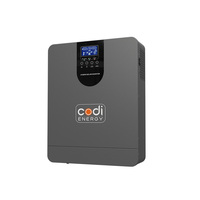Codi ऊर्जा संकर सौर शक्ति औंधा MPPT 12V 24V 230V 1.2KW 2.4KW 1200W 2400W बंद ग्रिड शक्ति औंधा