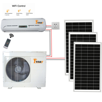 Système de climatisation hybride solaire Fenay 12000 BTU 13000 avec capacité de chauffage, mural, split, DC AC, EER 4.7 & COP 5.2