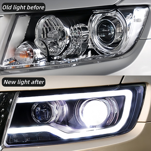 Cho Jeep la bàn 2012-2016 Grand Cherokee Led Đèn Pha DRL HID Bi <span class=keywords><strong>Xenon</strong></span> chùm phụ kiện NEW 36 Wát xe ánh sáng đầu đèn - Product Image 2