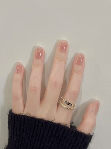 <span class=keywords><strong>Uñas</strong></span> Postizas Acrílicas de Cobertura Total con Diseño de Ojo de Gato, Perlas y Estilo Francés, Color Blanco, Desmontables - Product Image 6