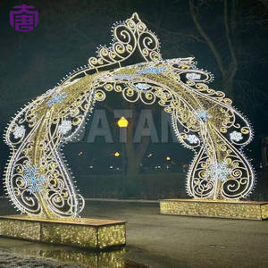 Luces Decorativas de Arco 3D Grandes para Plazas de Ciudad, Parques Navideños y Eventos Románticos Nocturnos del Día de San Valentín - Product Image 6