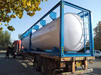 Contenedor de Combustible ISO Estándar 20000-26000L de 20 pies, Acero Inoxidable y Acero al Carbono, Larga Vida Útil