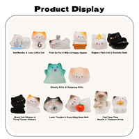 Figurines Mignonnes de la Série Chat : Boîte Mystère à Thème, Design Aléatoire, Figurines d'Action, Jouets de Collection, Décoration d'Intérieur