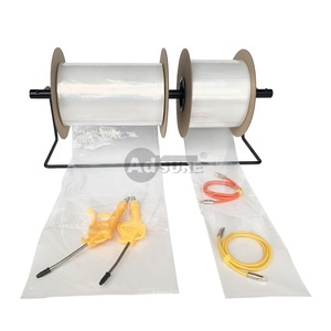 Sacs transparents transparents pré-ouverts automatisés personnalisés d'Autobagger sur le rouleau pour la machine de conditionnement automatique - Product Image 4