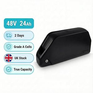 UK Stock <b>48V</b> 24Ah Lithium <b>Battery</b> for Electric Bike, 21700 Cells Li-ion Ebike <b>Battery</b> Pack with 3A Charger - Product Image 1