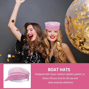 Sombrero de Fiesta Cosplay, Gorra de Capitán de Yate, Gorra de Marinero, Gorra de Capitán de Barco, Accesorios de Disfraz de Halloween para Adultos y Niños - Product Image 4