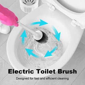 Maßgefertigtes Elektrisches Toilettenreinigungsbürsten-Set aus Silikon TPR Kunststoff Toilettenreinigungsbürste für Badezimmer-Toilettenreinigung - Product Image 2