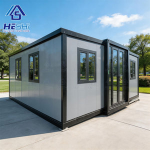 Casa Contenedor Prefabricada Expandible a Prueba de Huracanes de 40 y 20 Pies, 1, 2, 3, 4, 5 Dormitorios, Casa Modular en Venta - Product Image 1