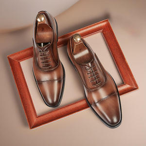 Nouvelles Chaussures Habillées Oxford Pointues pour Hommes - Chaussures Habillées et Oxfords en Cuir Durables de Style Italien pour Hommes d'Affaires - Product Image 4