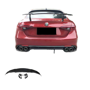 Alerón delantero, alerón trasero, faldones laterales, alerón superior y alerón aerodinámico de fibra de carbono para <span class=keywords><strong>Alfa</strong></span> Romeo <span class=keywords><strong>Giulia</strong></span>, compatible con OLIVER - Product Image 2