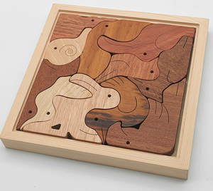 Rompecabezas <span class=keywords><strong>3D</strong></span> de Madera para Niños, Juguete Educativo Temprano de Animales para Encajar - Product Image 4