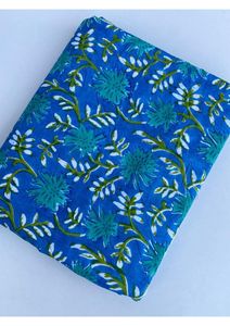 Wholesale Handmade Floral Single Knitted Cotton Fabric Hand Block Print Cotton Fabric Printed Fabric for Women <b>Dress</b> OEM ODM - Product Image 3