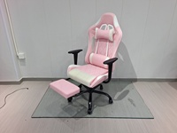 Chaises de bureau et de gaming colorées en gros avec repose-pieds, siège de gaming racing réglable