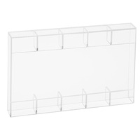 Organisateur de pailles en acrylique transparent, support de rangement, boîte de présentation avec couvercle anti-poussière, support mural moderne, porte-outils multifonction durable