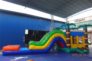 Toboggan gonflable pour enfants de qualité commerciale, petit toboggan aquatique gonflable pas cher à vendre - Product Image 4