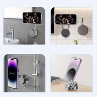 Support de téléphone magnétique réglable en ABS, compatible avec les appareils portables, rotation flexible, accessoire de montage sur tableau de bord de voiture