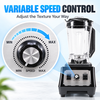 Blender professionnel de qualité supérieure, grande capacité de 3 L, avec 6 lames en SUS304 pour jus et milkshakes