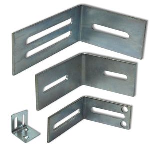 Fabrication sur mesure de profilés triangulaires robustes à verrouillage d'angle / tôles unilatérales en acier zingué nickelé pour le poinçonnage et le pliage - Product Image 4