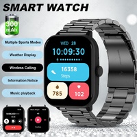 Reloj Inteligente BWZ211 (2 Correas) para Mujer y Hombre, Contesta Llamadas, Monitor de Ritmo Cardíaco, Monitor de Sueño, Rastreador de Actividad Física, Reloj Inteligente para Android IOS