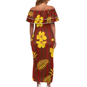 Falda Elegante de Alta Calidad para Mujer 2026, Conjunto Tropical Hawaiano con Top y Falda Larga a Juego, Atuendo Floral para Crucero, Vestido Boho de Playa para Verano - Product Image 5