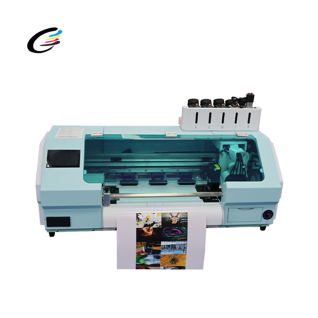 Industrial UV Label Printer High Speed CMYK Digital Printing for Waterproof Scratch Resistant Barcode QR Code Stickers