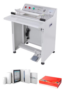 Machine de scellage thermique pneumatique à commande au <span class=keywords><strong>pied</strong></span>, modè<span class=keywords><strong>le</strong></span> 400, pour <span class=keywords><strong>film</strong></span> rétractable, carton, sacs plastiques et boîtes alimentaires - Product Image 6