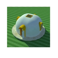 Kit préfabriqué EPS clé en main économique Tuwel, maison à deux chambres entièrement meublée, design moderne, coupe-vent, ignifuge, écologique, 28,5 m², garantie 5 ans