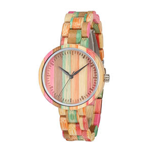 Alibaba Top Seller all'ingrosso custom private label women bamboo wood watch spedizione veloce - Product Image 2