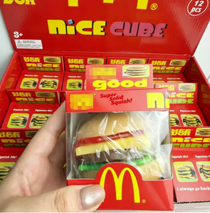 ของเล่นบีบยืดหยุ่นรูปทรงเบอร์เกอร์ New Schylling NeeD0h ทำจากยางลาเท็กซ์ เหมาะสำหรับเด็กอายุ 3 ปีขึ้นไป 14 ปี ช่วยผ่อนคลายอารมณ์ บรรเทาความวิตกกังวล - Product Image 2