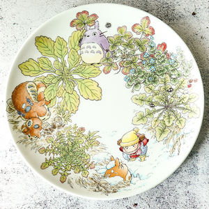 Plato de Colección Especial de Hayao Miyazaki, <span class=keywords><strong>Totoro</strong></span>, Plato Plano, Caja de Regalo Conjunta - Product Image 3