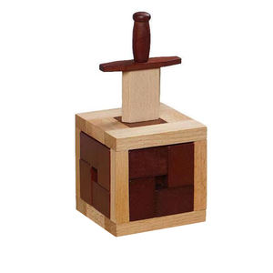 Caja De Rompecabezas De espada De madera única Rompecabezas De rompecabezas <span class=keywords><strong>imposible</strong></span> para adultos Niños IQ Challenge Intelligence Toy Juegos De Ingenio - Product Image 3