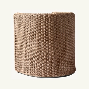 Nhà Hàng Hiện Đại Ngoài Trời Vườn 6 Chỗ Ngồi Mây Bàn Và Ghế Đặt Đồ Nội Thất <span class=keywords><strong>Patio</strong></span> Ngoài Trời Bàn Ăn - Product Image 5