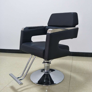 Chaise de salon de coiffure moderne, simple et confortable, en cuir de haute qualité, multifonctionnelle et pivotante - Product Image 1