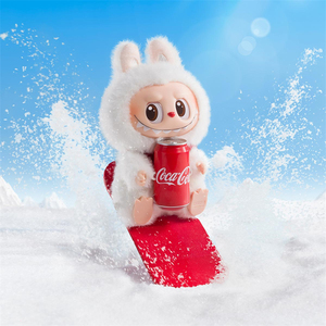 Tiktok xu hướng sản phẩm Pop Mart labubu Cola loạt vinyl sang trọng Mặt Dây chuyền hợp thời trang treo Thẻ quà tặng có thể quét được labubu hộp mù - Product Image 5