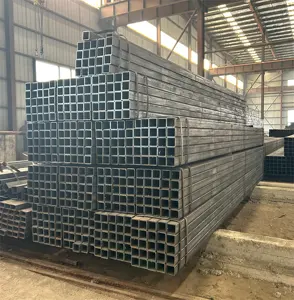 China Factory Wholesale Price Material EN10219 S355j2 Carbon Steel Welding Square Pipe