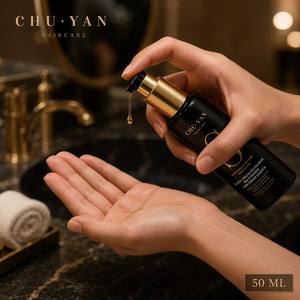 CHU·YAN Esencia Reparadora Intensiva para el Cabello de 50 ml, Suero Capilar Portátil de Viaje con Fórmula Botánica para un Cabello Brillante y Suave - Product Image 1