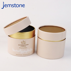 Envases de cartón kraft sostenible en forma de tubo cilíndrico para velas, arena, cera, bloques de cera, serie de velas de regalo - Product Image 4