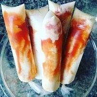 Glaçons en vrac pour sacs tubulaires pour l'emballage de smoothies au lait, haute résistance à la traction, qualité alimentaire, sans BPA, plastique recyclable, bonbons glacés