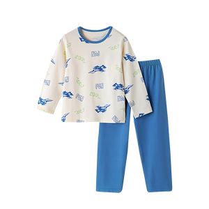 Wholesale/ODM/OEM Baby Girls &amp; Boys Cotton Eco-friendly Breathable Long Sleeve <strong>Clothing</strong> Sets <strong>Cute</strong> Printing Asia Market - Product Image 1