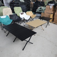 Table pliante en aluminium BONO HONGYI pour cour moderne, ultra-légère, portable, pour camping, pique-nique, barbecue, mobilier d'extérieur