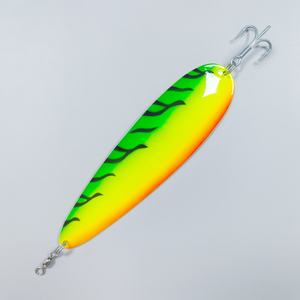 SEASKY Cuillère de pêche en métal pour saumon, thon, muskie, avec lames en acier inoxydable plaquées UV, 5,5'', 7'', 8'', 10'', 11'' - Product Image 1