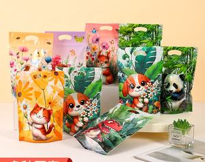 Новый мешок MorSun с животными, мультяшная сумка на молнии, Снежная хрустящая сумка - Product Image 1