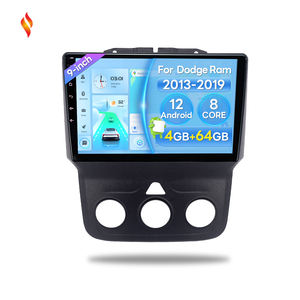 Marco de Radio de coche Android de 9 pulgadas de fábrica, pantalla IPS, enlace de espejo GPS, reproductor multimedia universal para coche para Dodge Ram 2013-2019 - Product Image 1