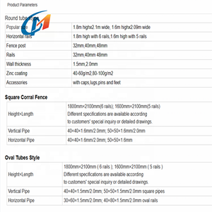 Usine de métal ferme champ bétail clôture treillis groupe veaux clôture cheval rond panneaux de stylo - Product Image 3