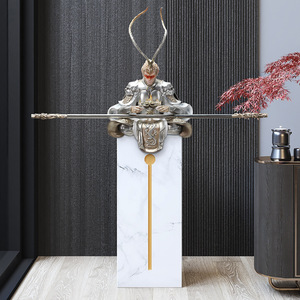 <span class=keywords><strong>Mito</strong></span> nero Wukong grandi ornamenti decorativi statua in resina gioco all'aperto Anime viaggio verso l'ovest scultura in fibra di vetro personalizzata - Product Image 4