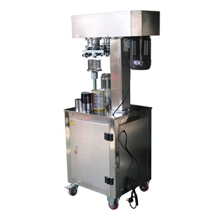 Electric Sauce <b>Spices</b> Pet Jar Plastic Can Oil <b>Tin</b> Cap Soda Beer Can Bowl Cup Lid Sealing Machine Semi Automatic Can Seamer - Product Image 1
