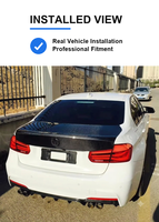 Couvercle de coffre en fibre de carbone style CSL pour BMW F80 M3 2015-2018