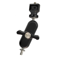 Support de bras magique à double rotule usiné CNC sur mesure, support de montage réglable multi-angles pour caméra et moniteur, pour caméra d'action et enregistreur