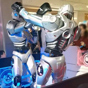 Robot de combat interactif géant télécommandé pour deux joueurs, avec rotation et attaque, robot humanoïde de boxe télécommandé - Product Image 5