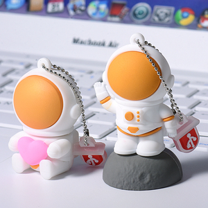 2D 3D Silicone Pendrive PVC cao su phi hành gia Bút USB <span class=keywords><strong>Flash</strong></span> Drive Quà Tặng 64GB 32GB 16GB USB Key Bộ nhớ Stick flashdisk - Product Image 5
